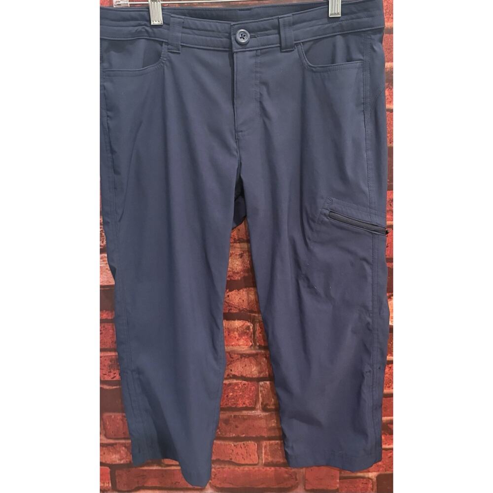 Eddie Bauer Blue Capri Nylon Blend Pants Size 8
